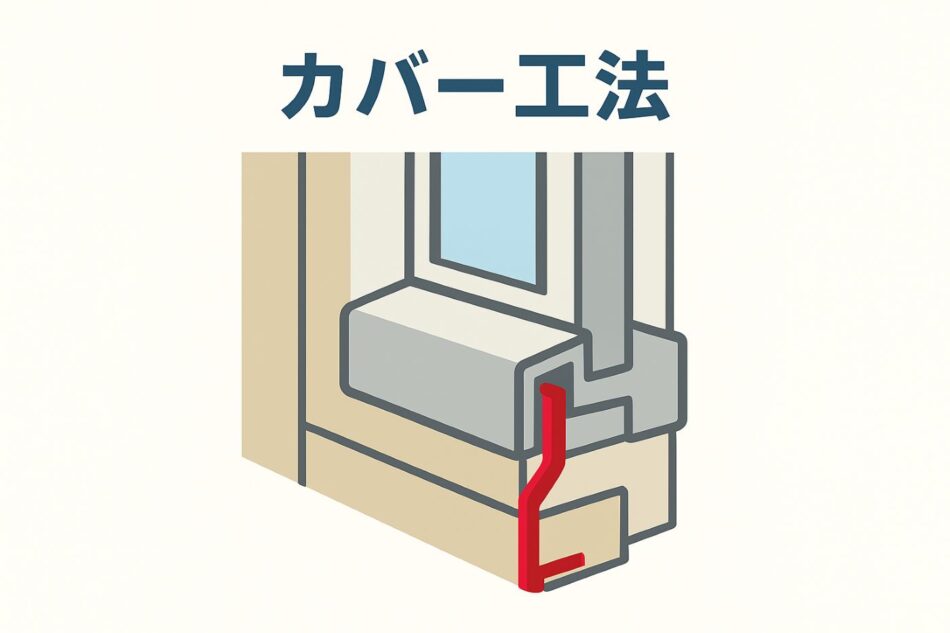 カバー工法 断面イメージ