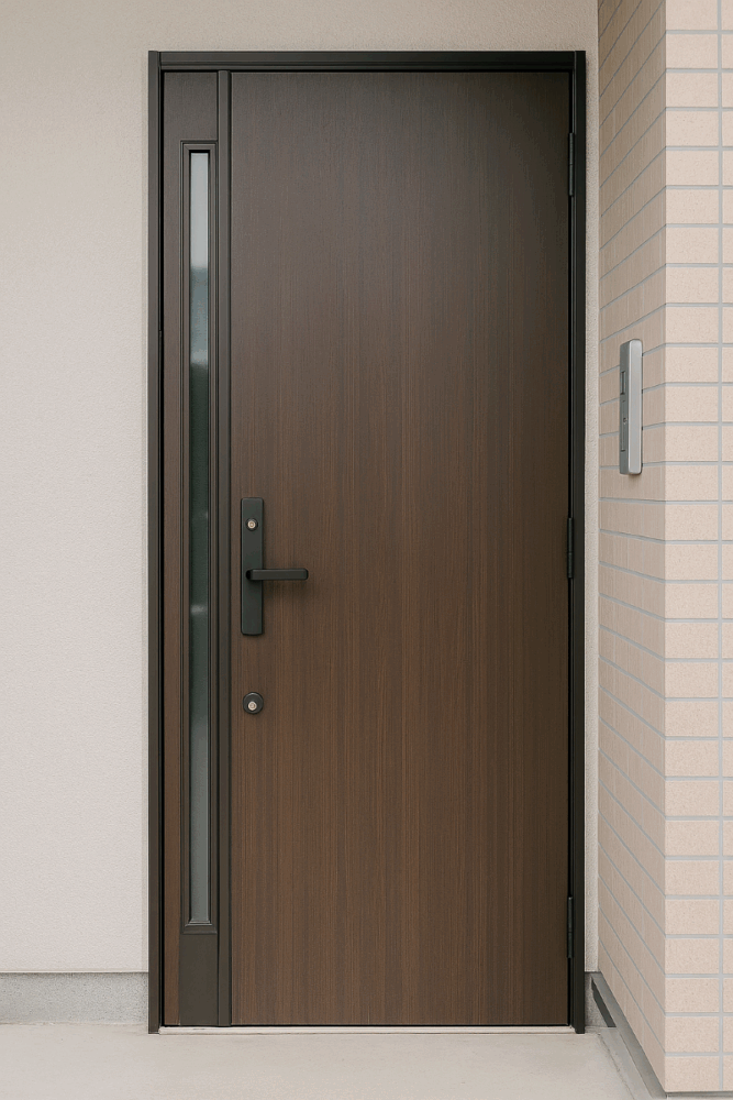 気密・遮音性が改善した玄関ドア
