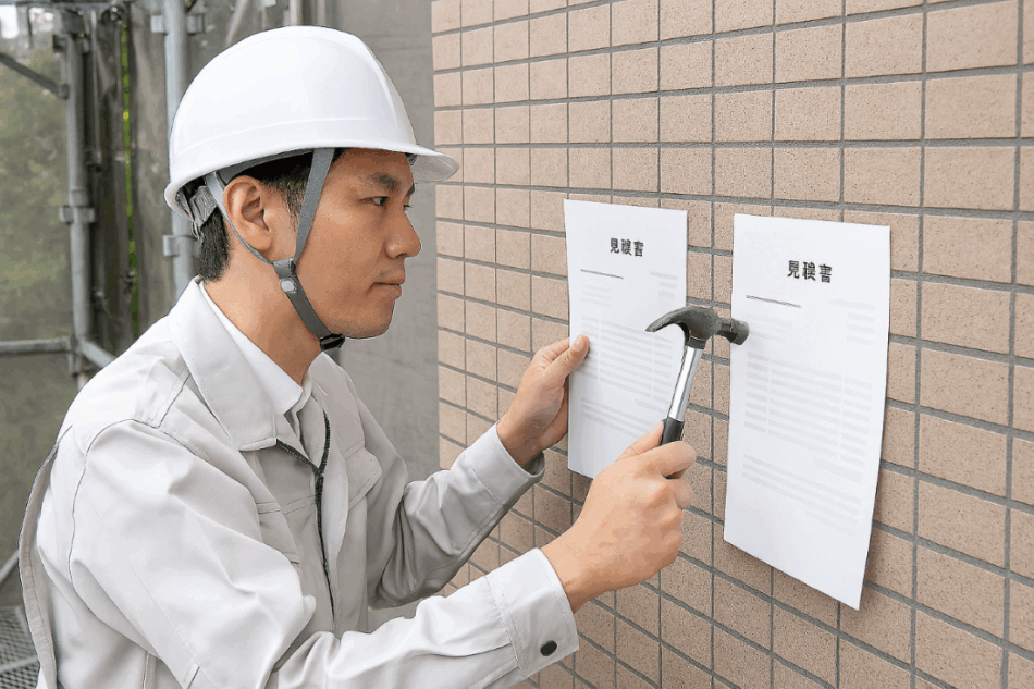 外壁タイル 点検状況