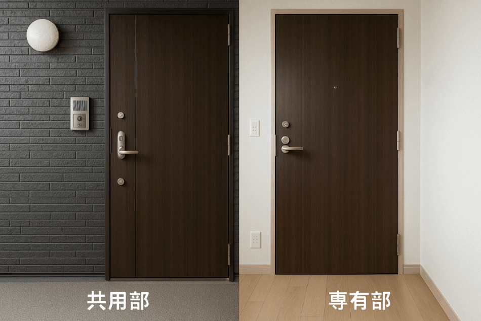 マンション 共用部 玄関ドア